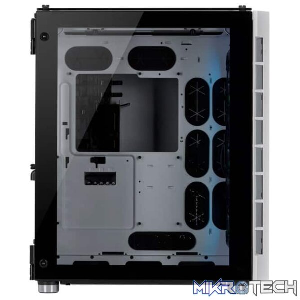 Corsair Crystal Series 680X White RGB E-ATX Chassis with Tempered Glass Side Panel - Image 2